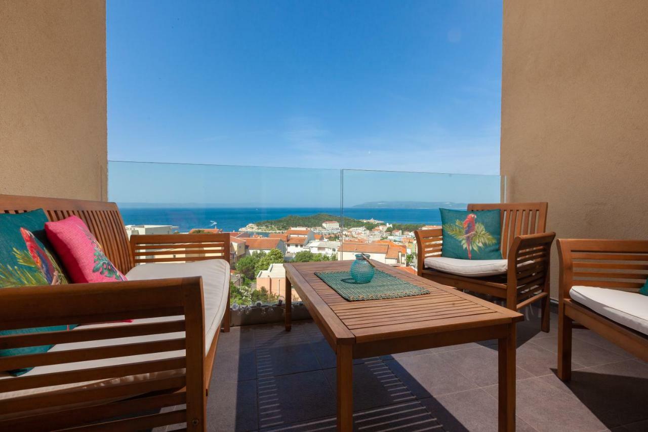 Апартаменти Anicas Panoramic Sea Weue Макарська Екстер'єр фото