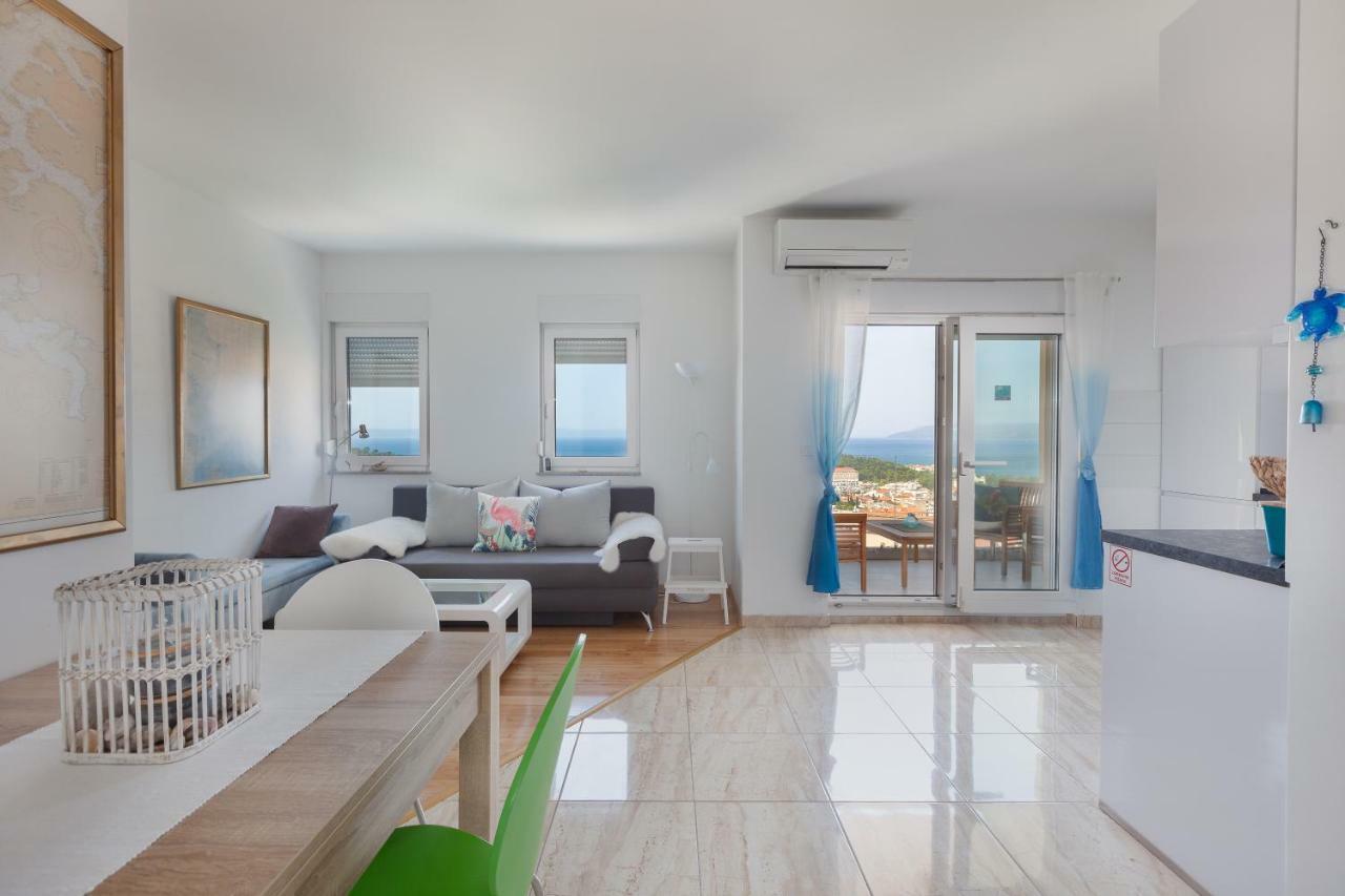 Апартаменти Anicas Panoramic Sea Weue Макарська Екстер'єр фото