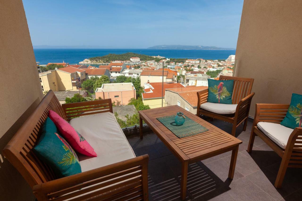 Апартаменти Anicas Panoramic Sea Weue Макарська Екстер'єр фото